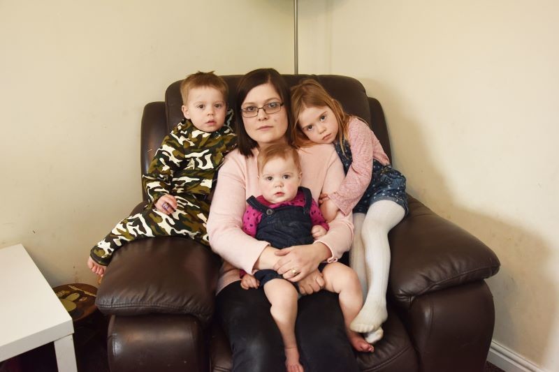 Other image for Brick work collapse leaves mum in a hole